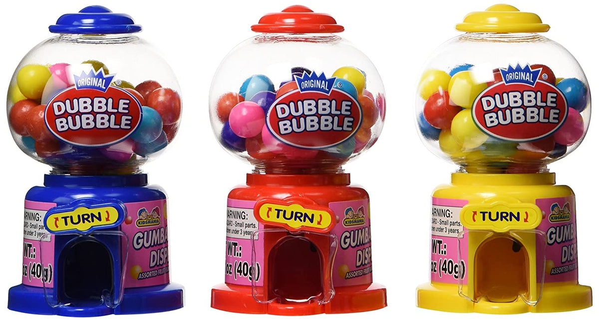DUBBLE BUBBLE MINI GUMBALL DISPENSER – The Penny Candy Store