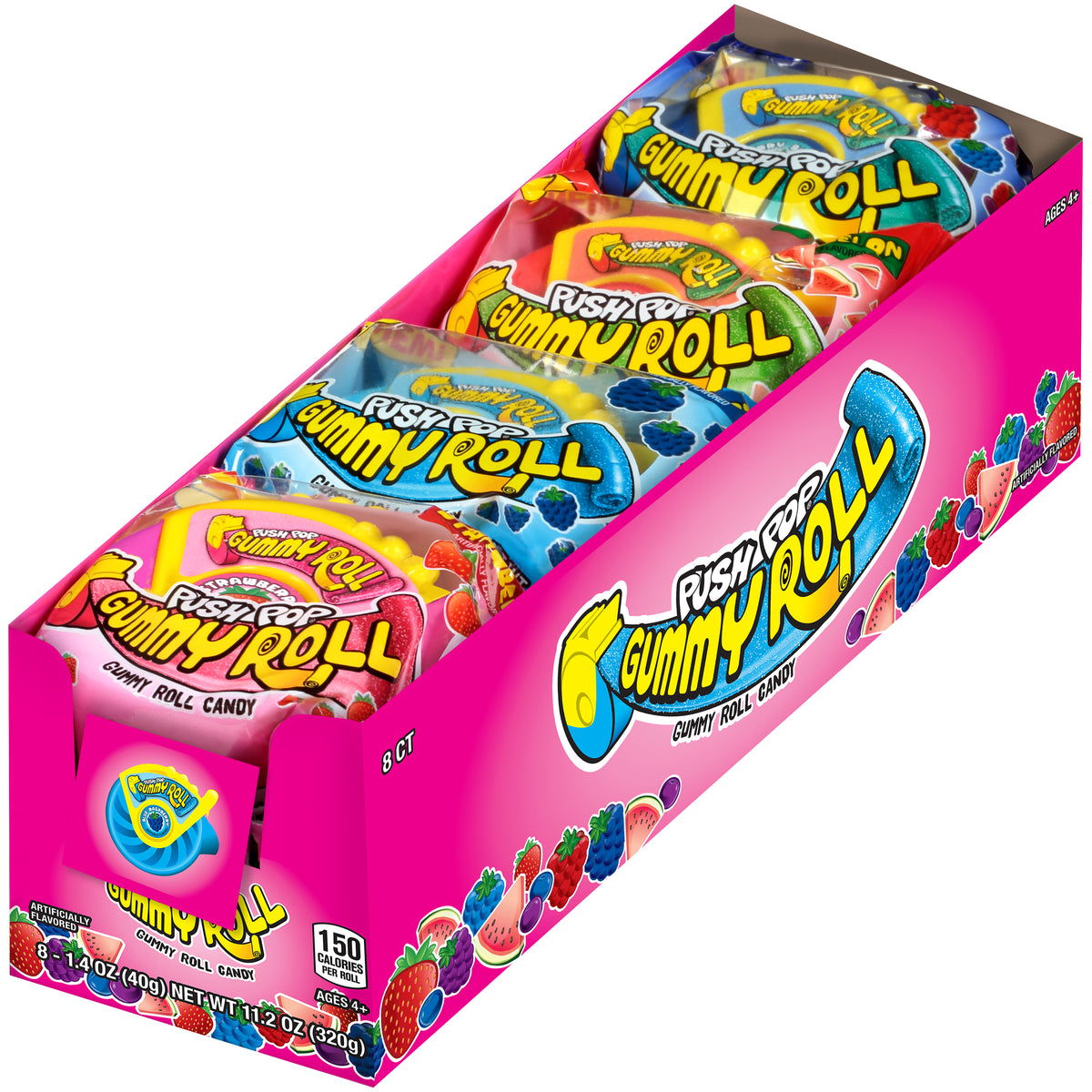 Push Pop Gummy Roll The Penny Candy Store 4924