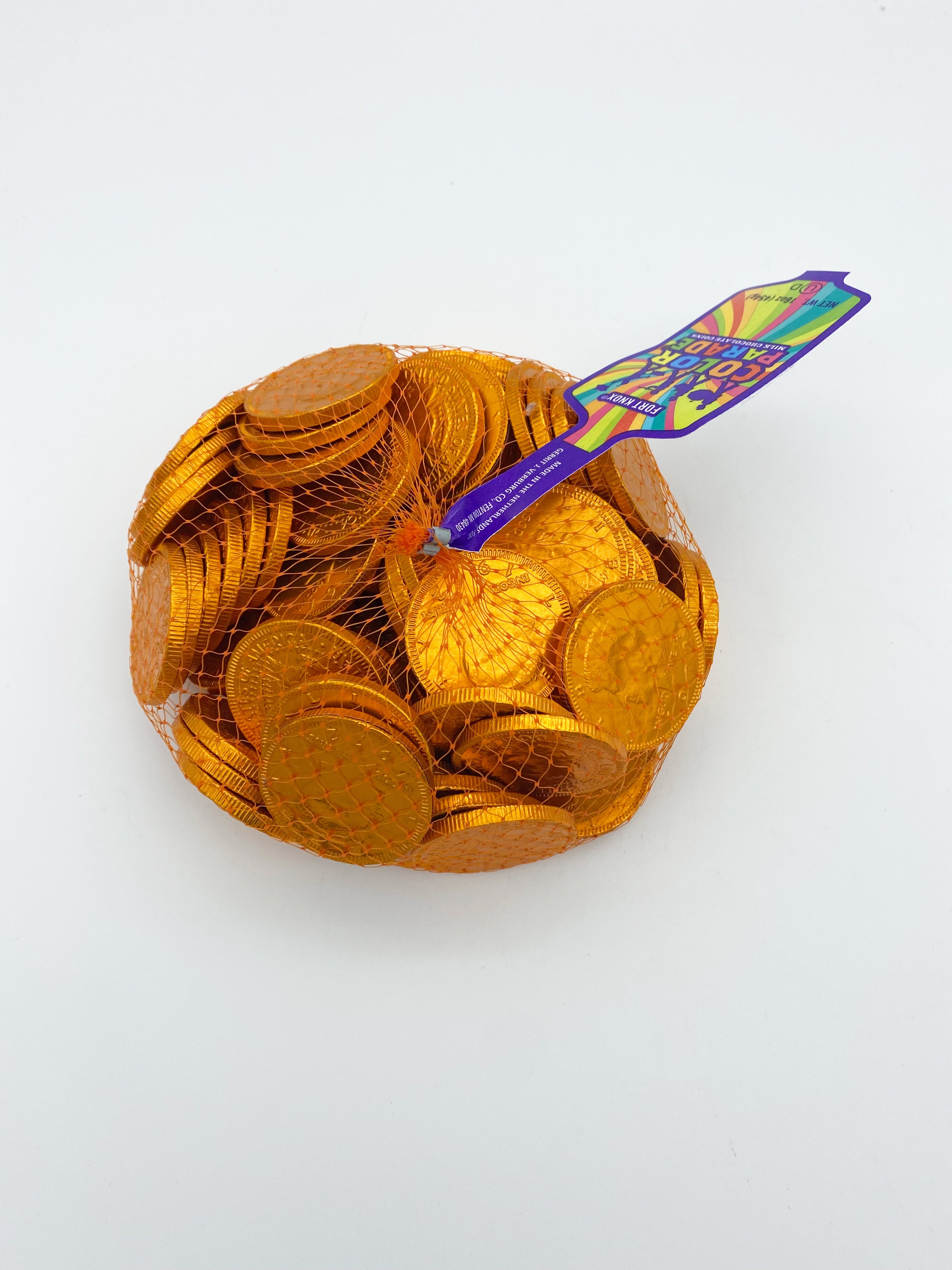 ORANGE CHOCOLATE COINS