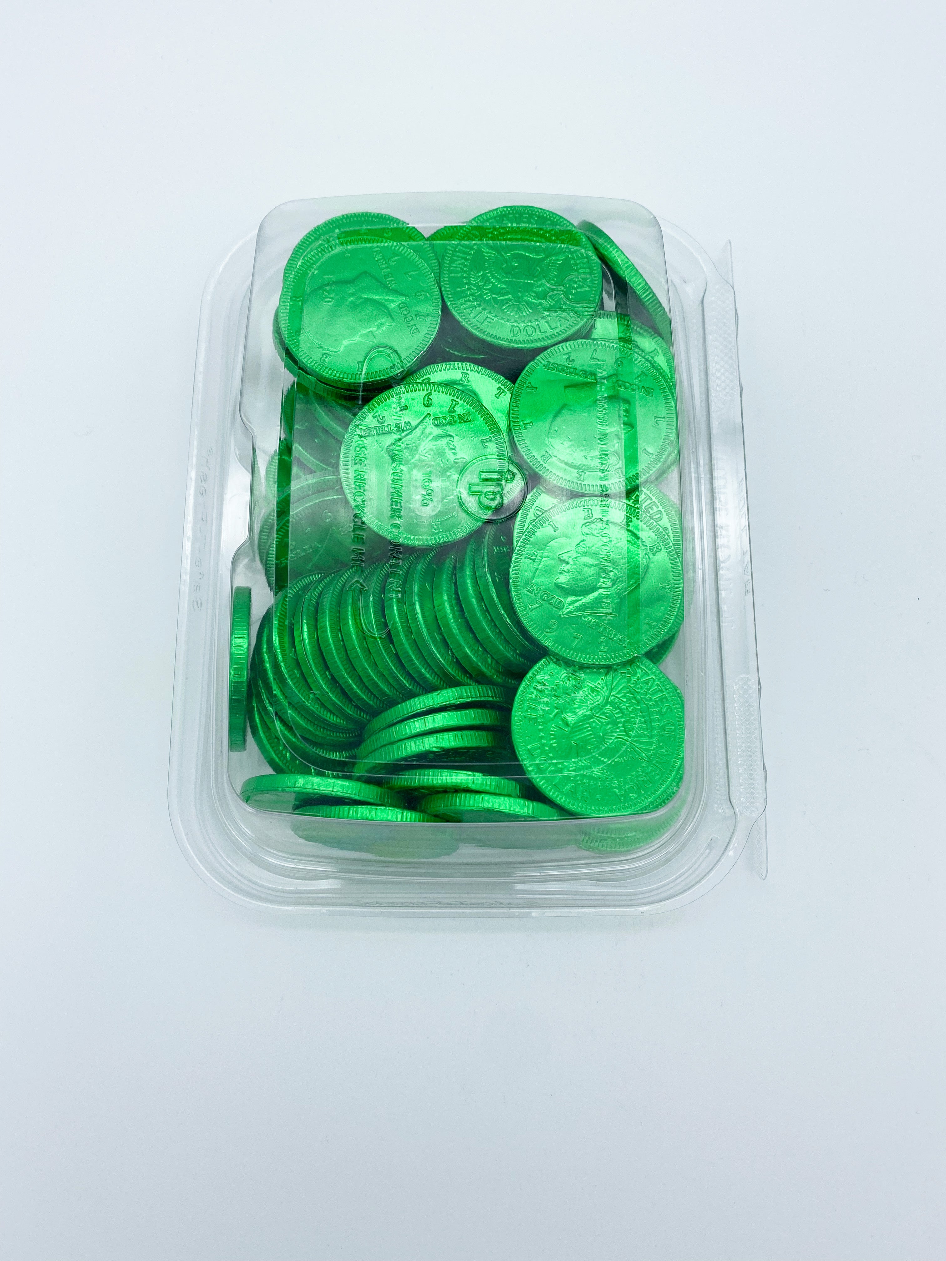 GREEN CHOCOLATE COINS