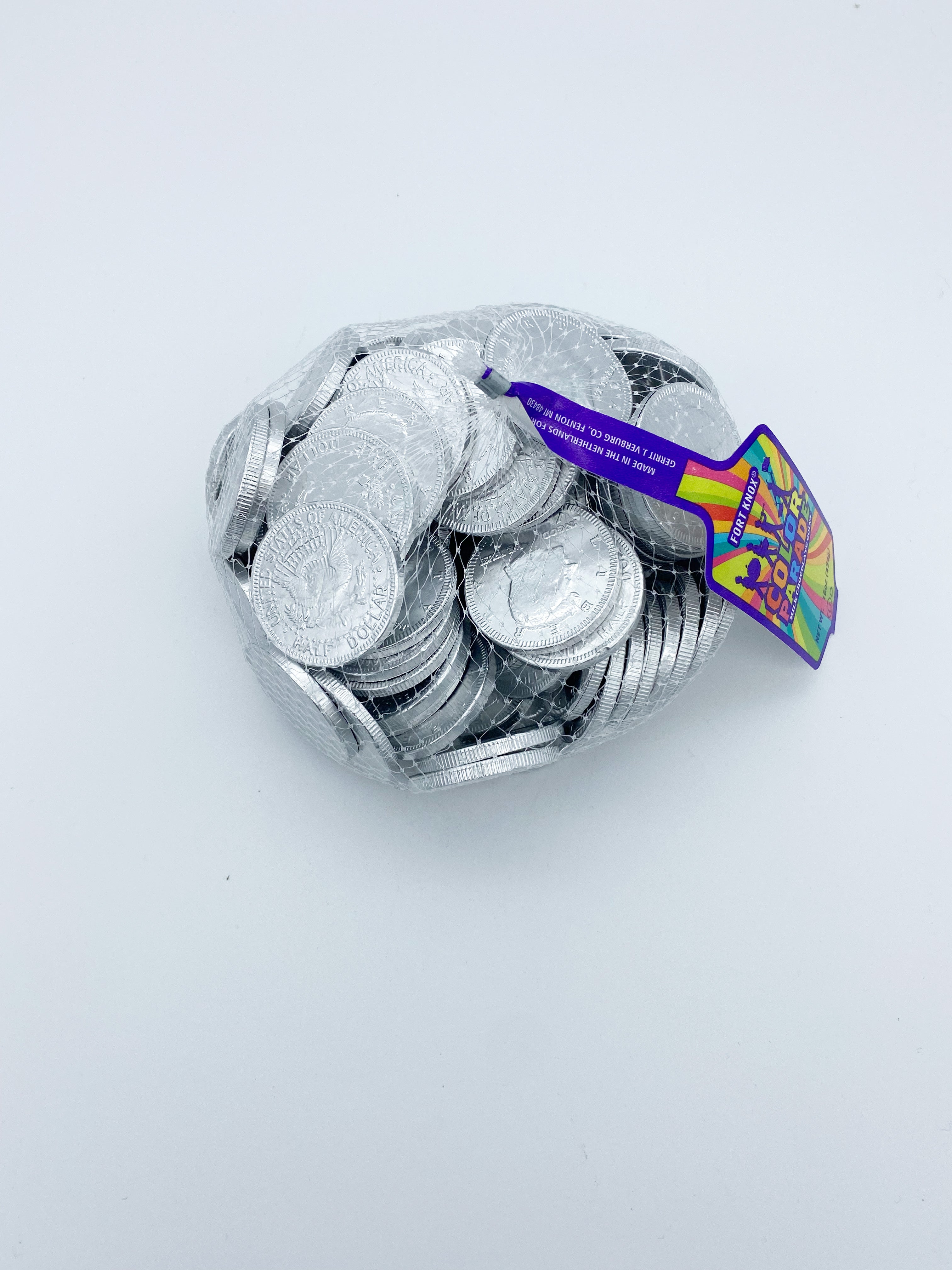 SILVER CHOCOLATE COINS