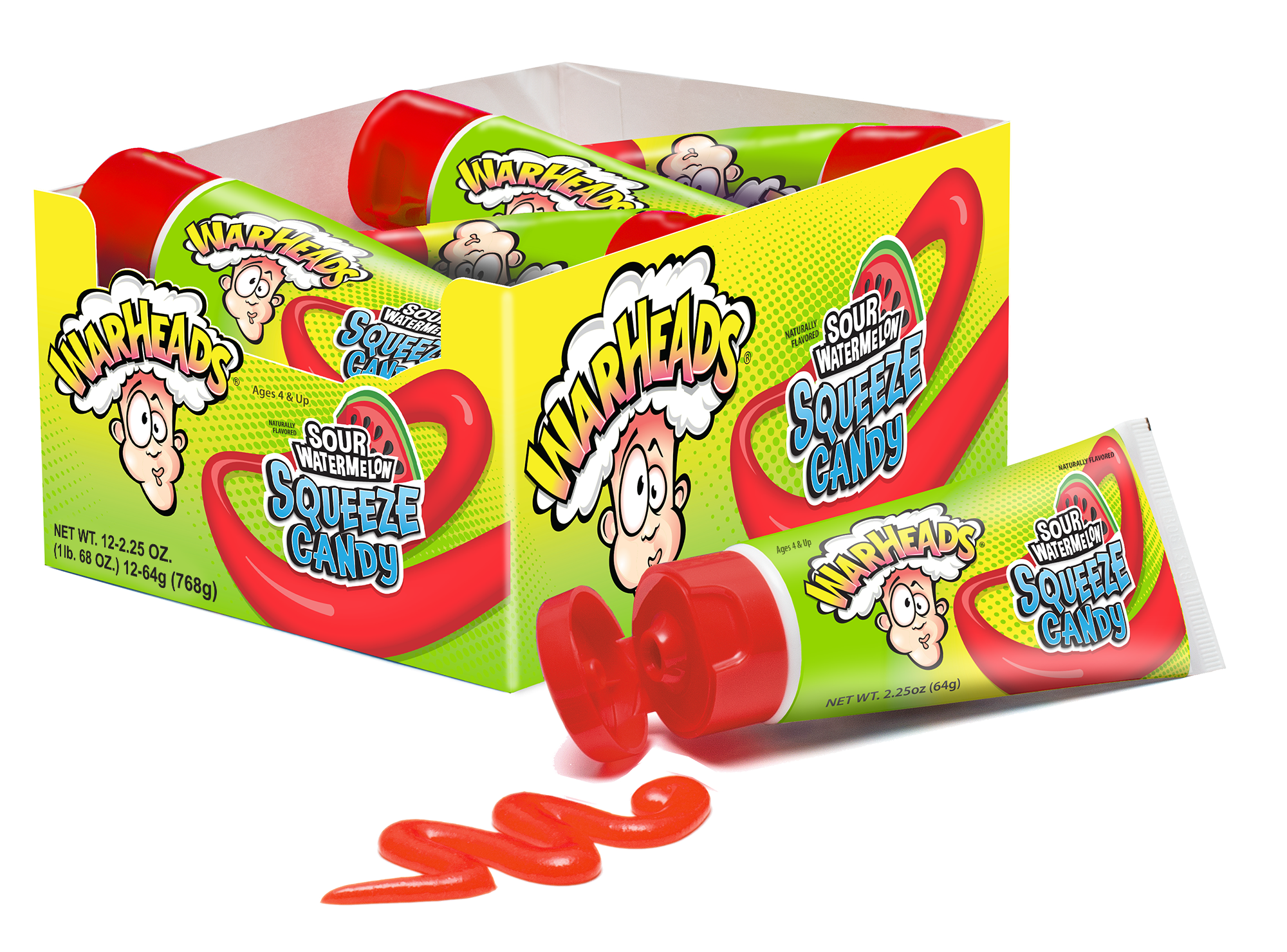 WARHEADS SQUEEZE CANDY SOUR WATERMELON