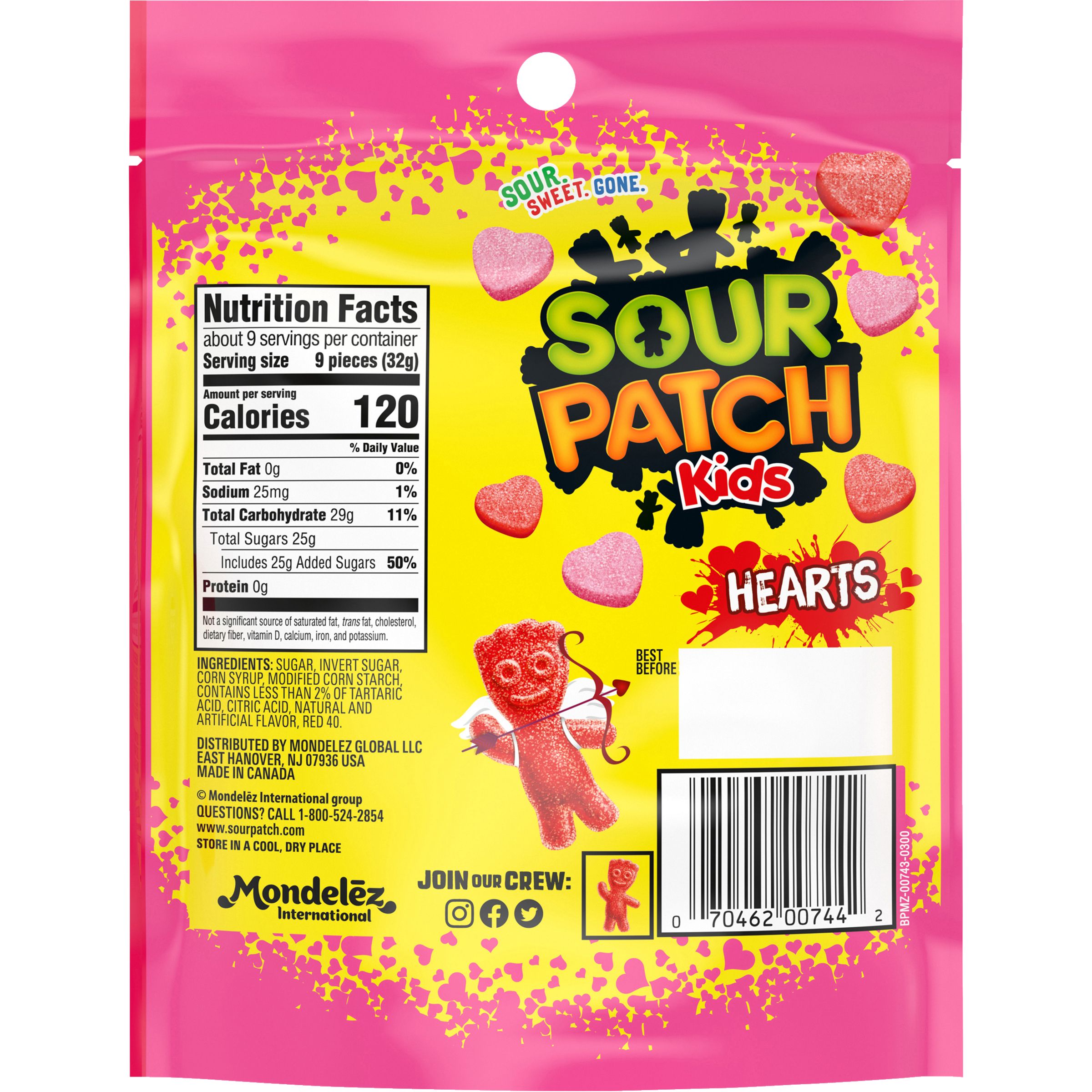 SOUR PATCH KIDS VALENTINE'S HEARTS