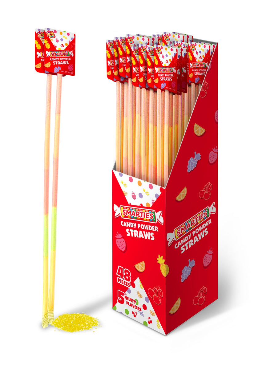 SMARTIES CANDY POWDER STRAWS The Penny Candy Store