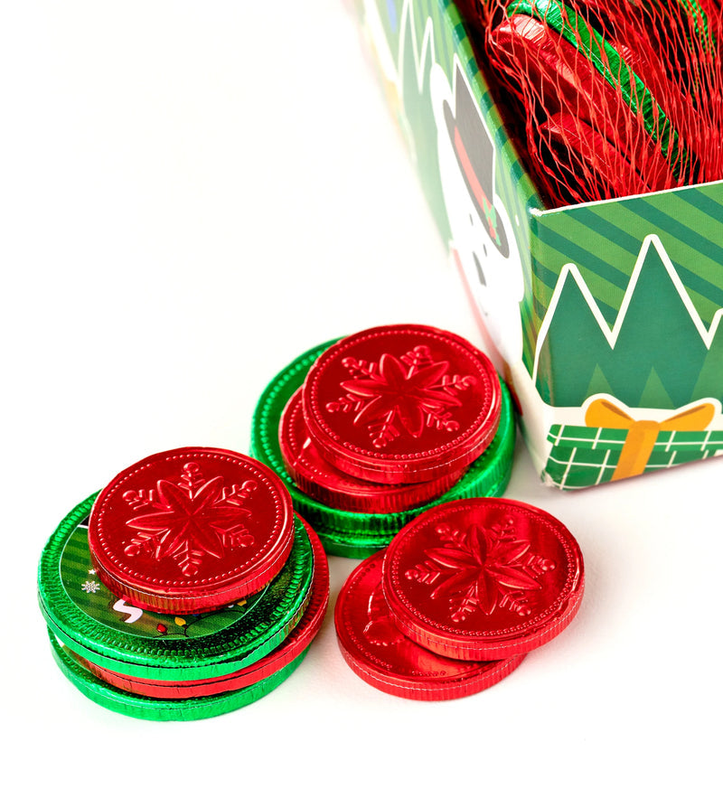 CHRISTMAS FORT KNOX MILK CHOCOLATE COINS