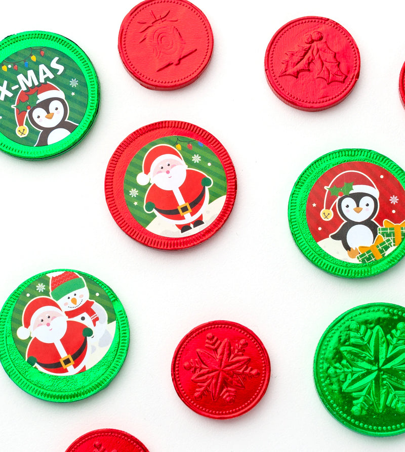 CHRISTMAS FORT KNOX MILK CHOCOLATE COINS
