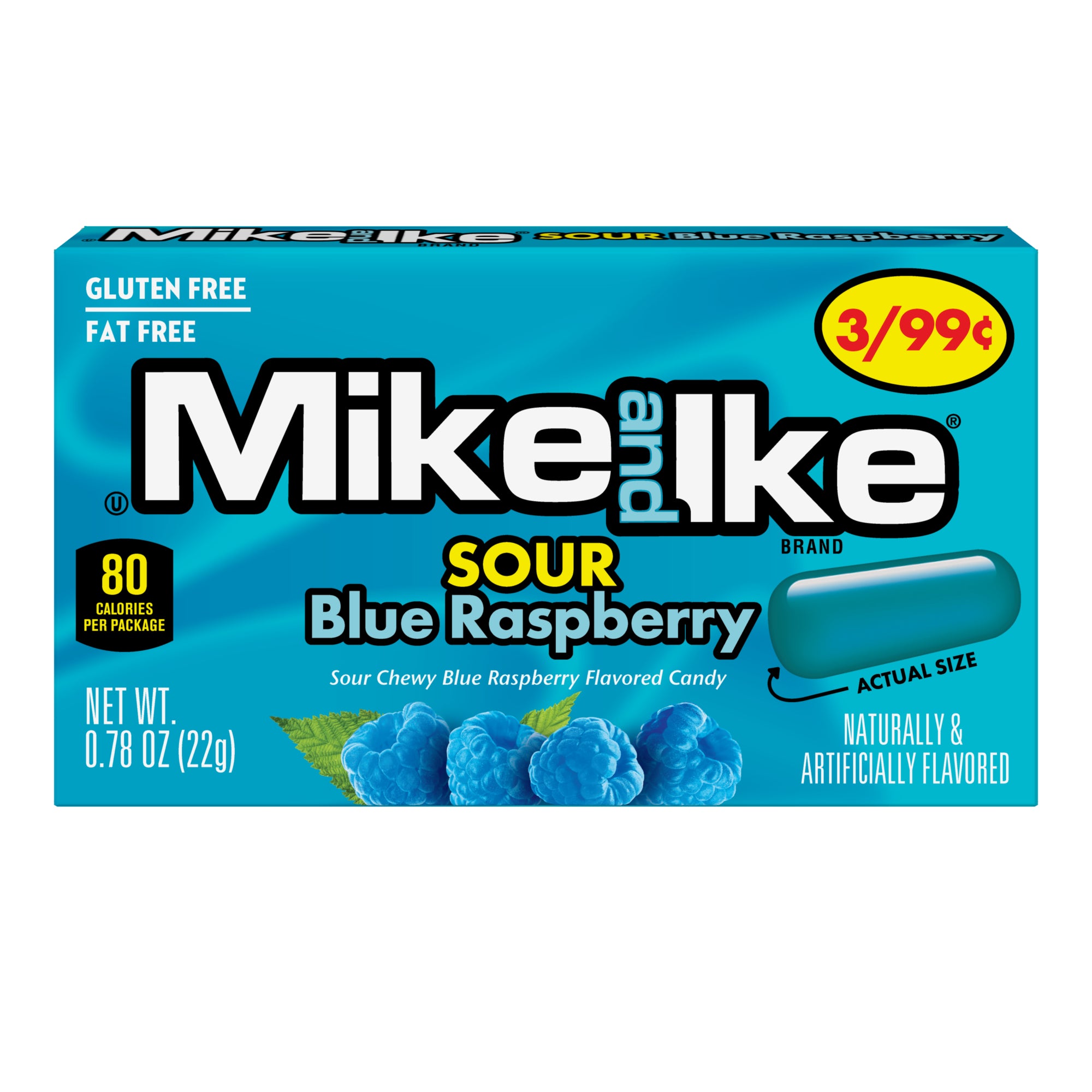 MIKE AND IKE SOUR BLUE RASPBERRY