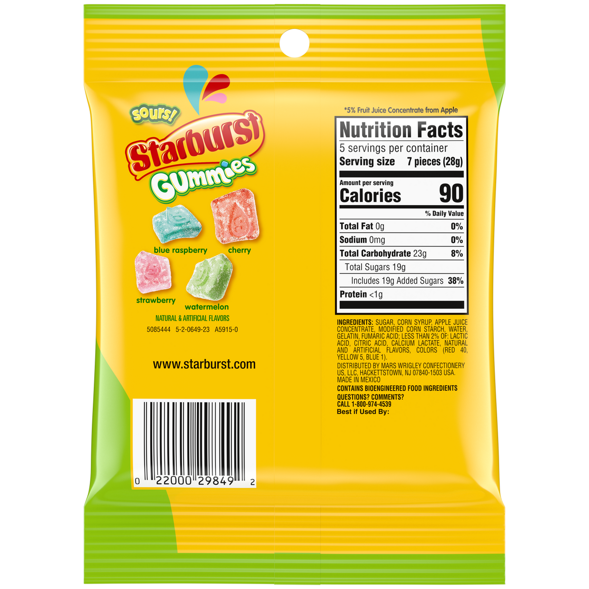 STARBURST GUMMIES SOURS – The Penny Candy Store