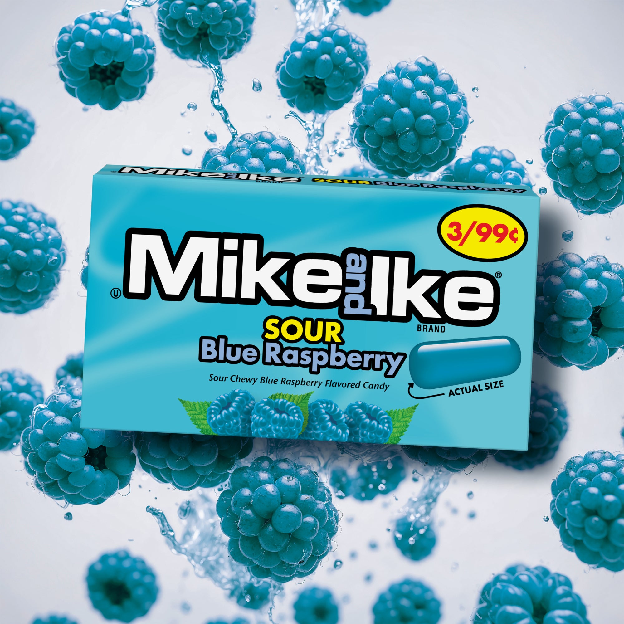 MIKE AND IKE SOUR BLUE RASPBERRY