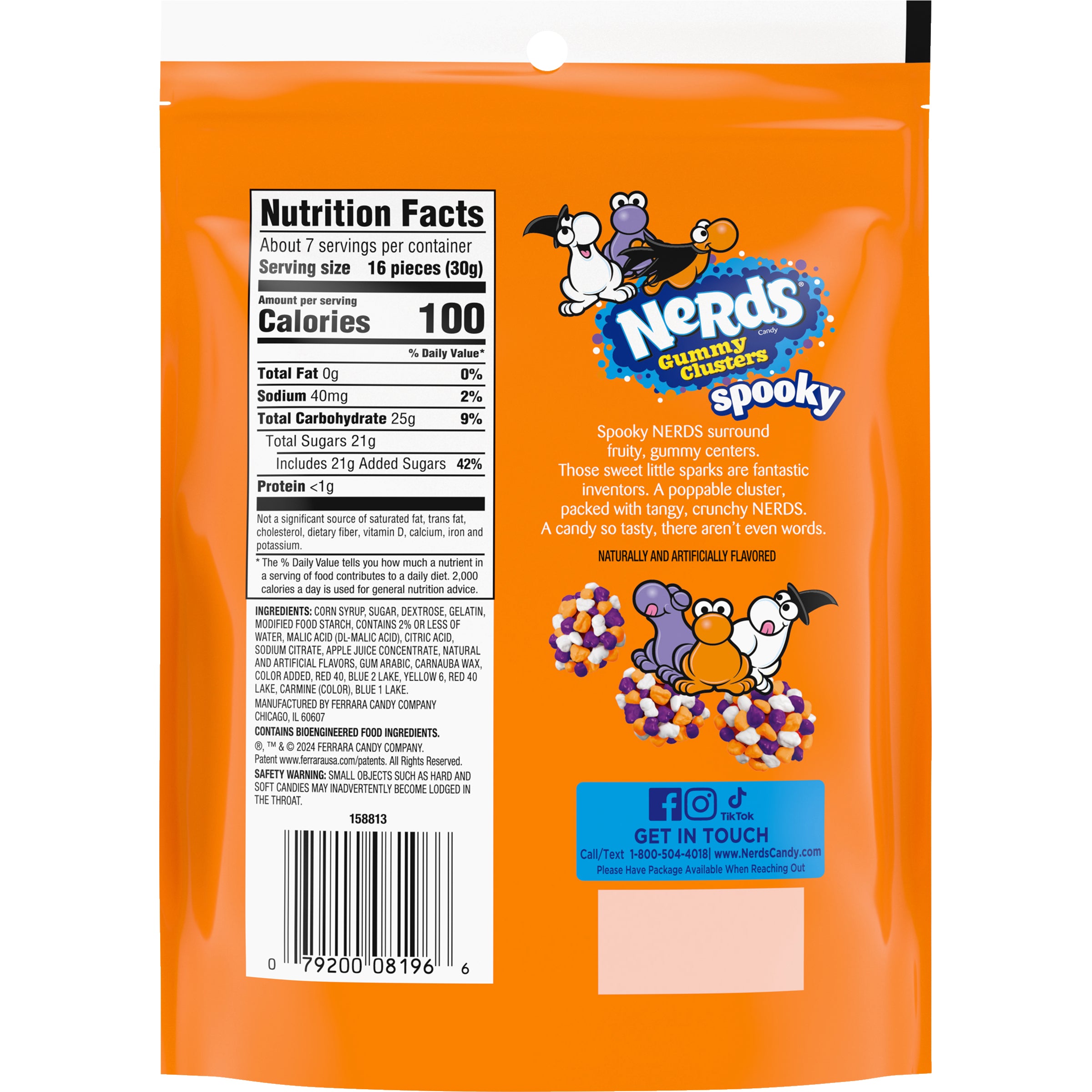NERDS HALLOWEEN SPOOKY GUMMY CLUSTERS