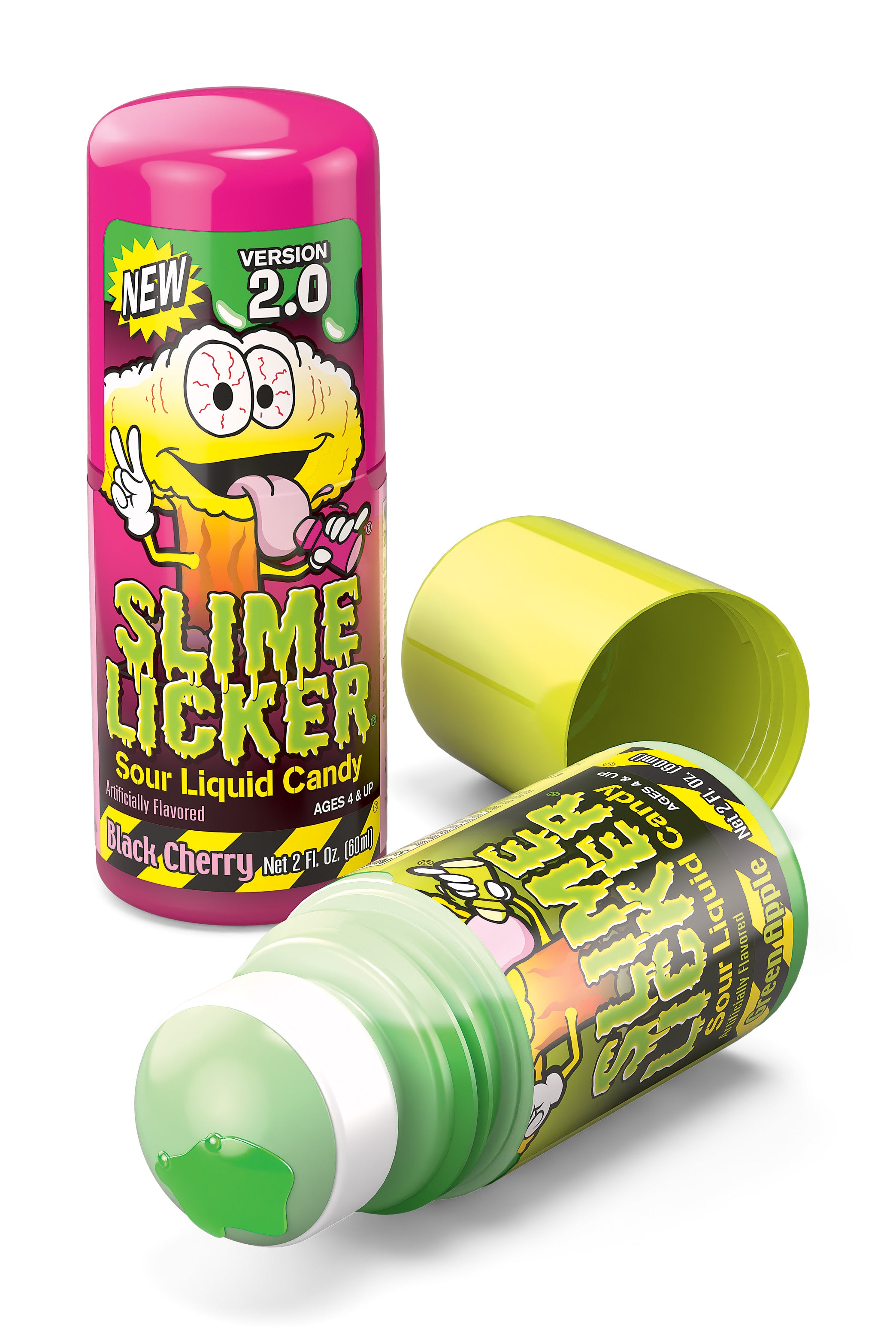 SLIME LICKER 2.0 GREEN APPLE & BLACK CHERRY