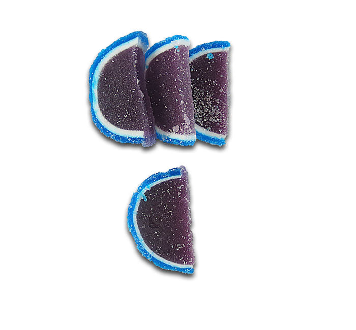 Blue Raspberry Fruit Slices - Jelly Candy 