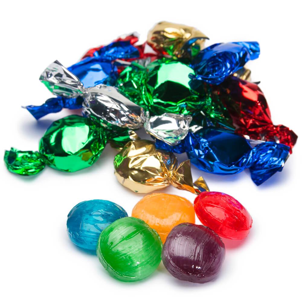 ASSORTED FOILS FRUIT CANDY, FLASHERS