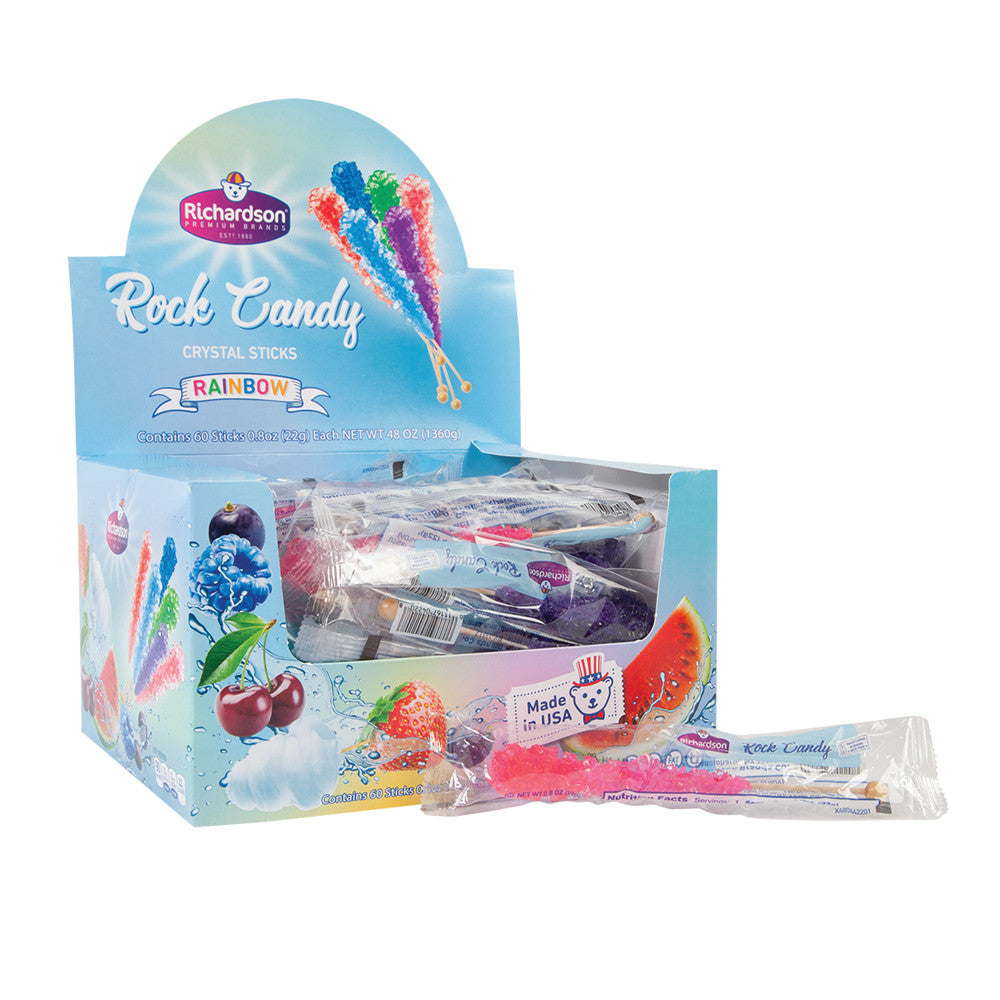 ROCK CANDY ASSORTED FLAVOR BOX – The Penny Candy Store
