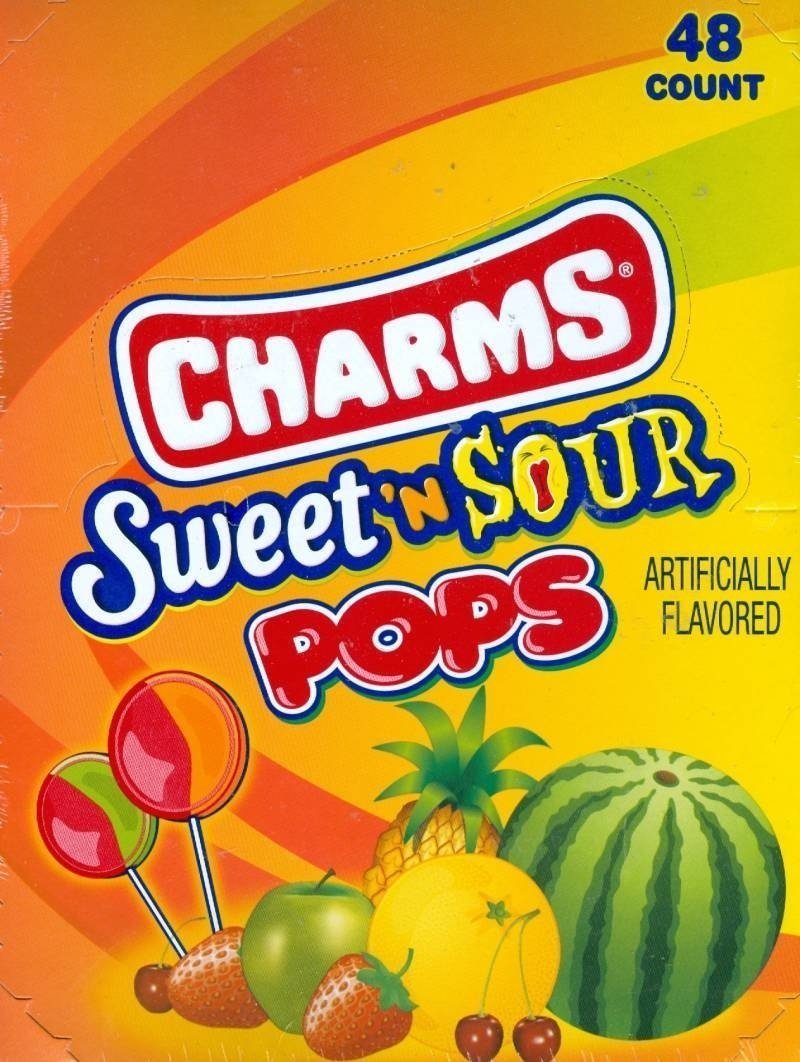 CHARMS SWEET N' SOUR POPS
