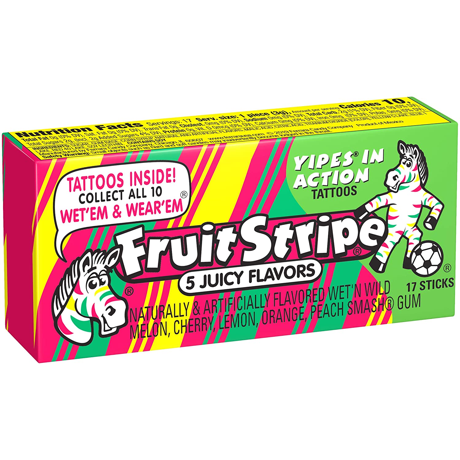 FRUIT STRIPE GUM - APRIL 2023 Best By Date