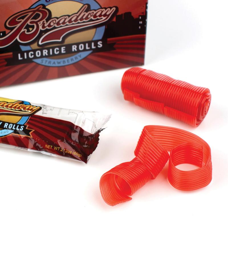 BROADWAY STRAWBERRY LICORICE ROLLS – The Penny Candy Store