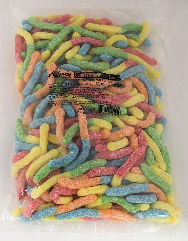 GUMMI NEON SOUR WORMS – The Penny Candy Store