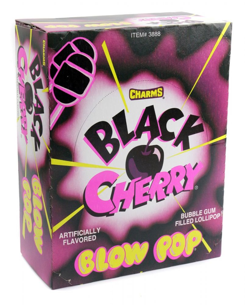 BLOW POPS BLACK CHERRY
