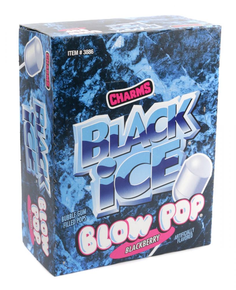 BLOW POPS BLACK ICE BLACKBERRY