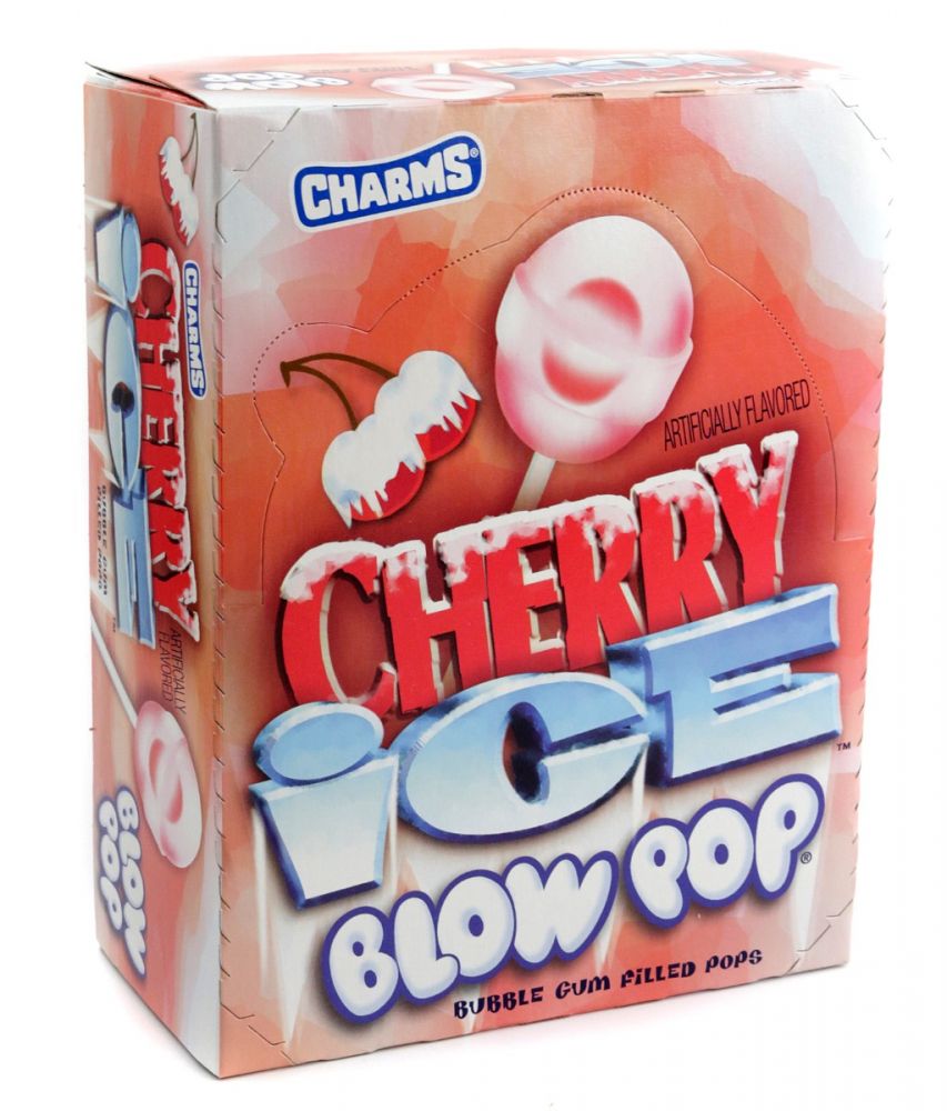 BLOW POPS CHERRY ICE