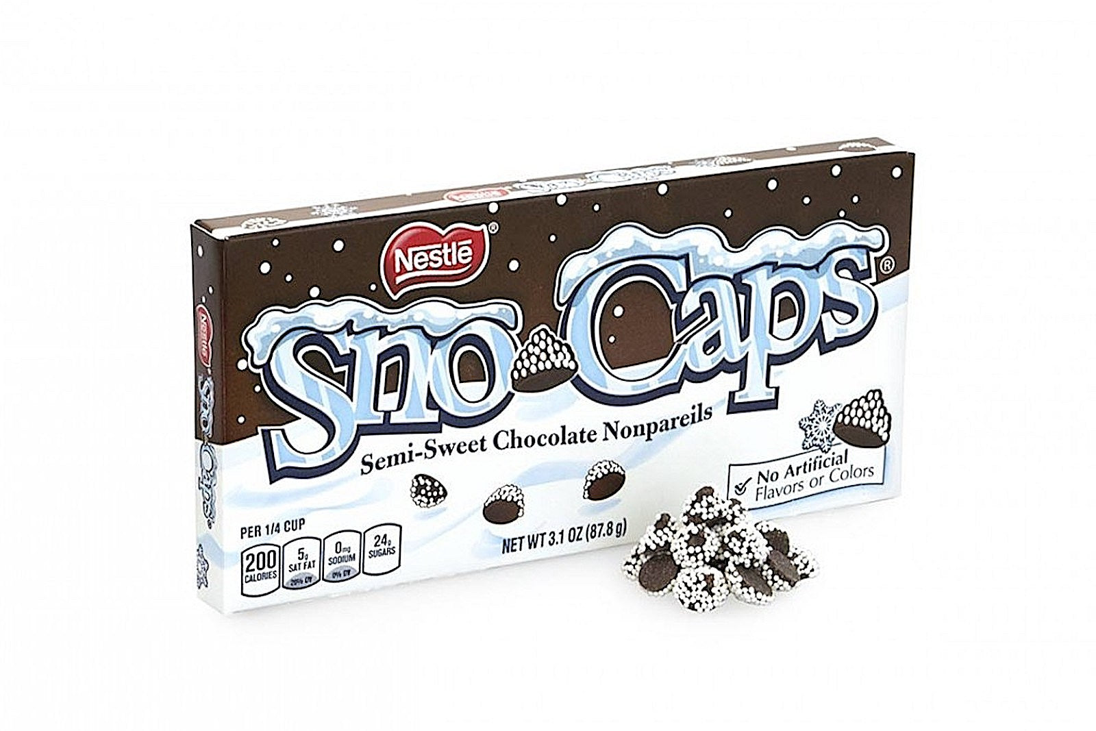 Where can I find it: Sno-Caps candy, antique appraiser